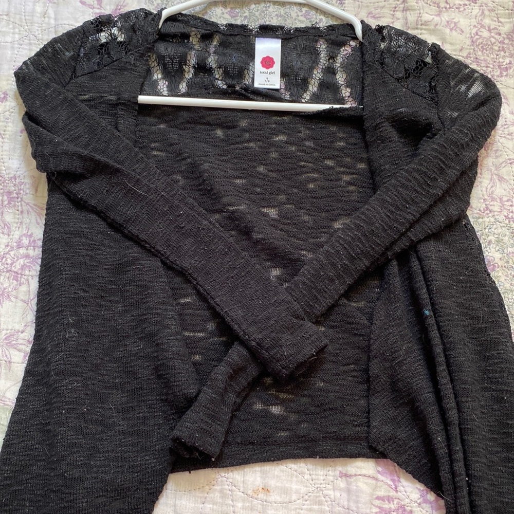 Black, vest, size small, total girl